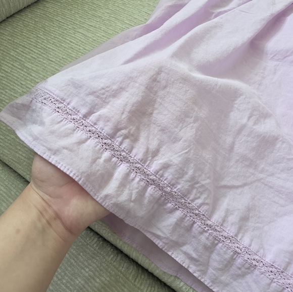 Old Navy Purple Blouse Smocked Detail Fresh Sleeveless Summer Top - Picture 3 of 6